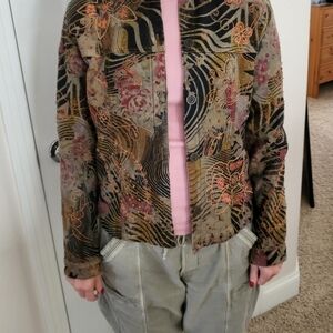 Chicos, multi-colored jacket in size 0.